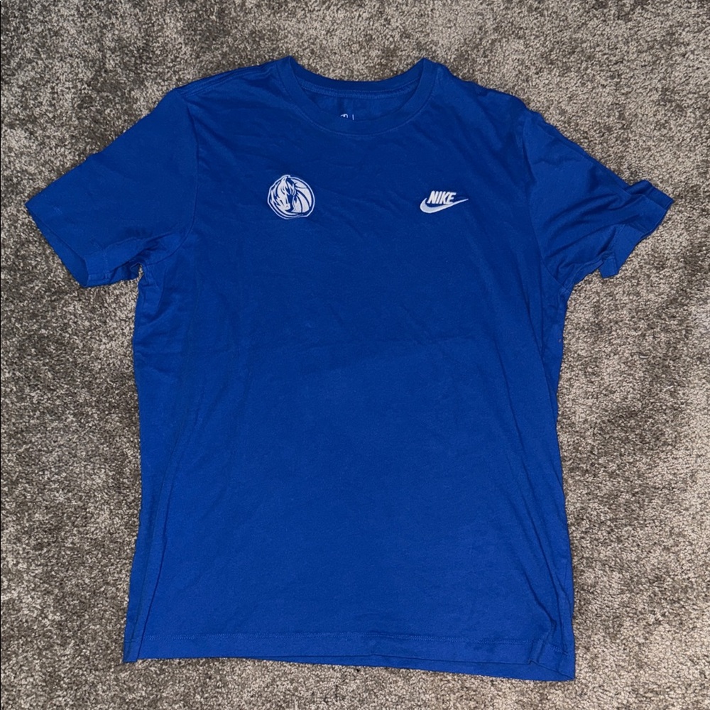 Nike Dallas Mavericks Blue Men's Short Sleeve Tee